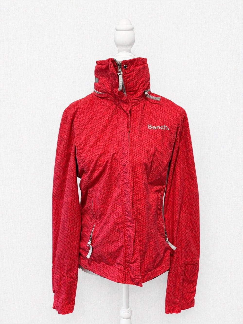 Bench Red Lightweight Hooded Jacket